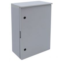 Em Distribution - Coffret électrique abs avec rebord 600x500x220 - IP65 - Porte pleine - avec plaque de fond
