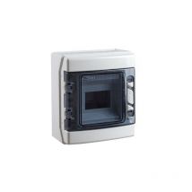 IDE - tableau électrique étanche 1 rangée de 6 modules IP65 - CDN6PT/RR
