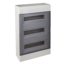 Coffret électrique en saillie étanche 54 modules (3 x 18) IP40 Elektroplast