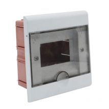 Em Distribution - Coffret électrique encastrable pour maçonnerie 140x150x90mm IP40 - 1 rangée de 5 modules
