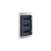 IDE - tableau électrique étanche 3 rangées de 12 modules IP65 - CDN36PT3F/RR