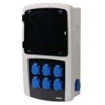 Coffret Électrique Étanche de 8 Prises Monophasés 16A – 230V