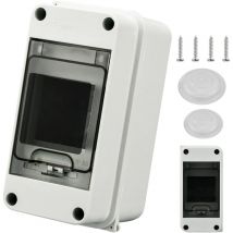 Aougo - Coffret Electrique Etanche Exterieur IP65, 3 Modules, Boite de Boitier Etanche Electrique, Armoire de Contrôle, Boitier de Jonction