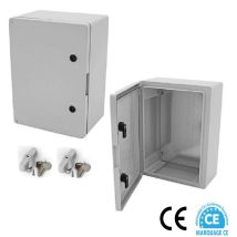Ar - Coffret Électrique Étanche Ip65 - 500 X 350 X 190 Mm + Plaque De Fond Et 2 Serrures À Clés