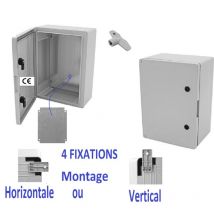 Arli - Coffret électriqueétanche IP65 600 x 400 x 200mm + plaque de fond