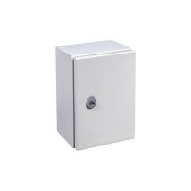 IDE - Coffret électrique étanche IP66 en métal Argenta - Dimensions argenta - 12 (HxLxP) 400x400x150 avec plaque