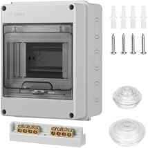 Beijiyi - Coffret Electrique Etanche,IP65 avec 1 rangée de 5 modules,tableau electrique,boitier etanche electrique exterieur,pour les jardins ou les