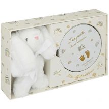 Cadeau idéal pour nouveau-né, lapin en peluche