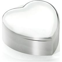 Coffret enfant en argent avec une boîte à musique en forme de coeur Taille: 104x100x48 mm UGS : ZV6037361