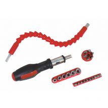 Venteo - Coffret bricolage - FLEXI DRIVER - Rouge - Adulte - Accessoire - Flexible