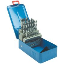 Foret à métaux pour perceuse – 25 pièces – HSS – Norme DIN 338 – 1,0 à 13,0 mm