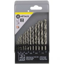 Coffret foret metaux eco 13pcs