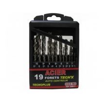 Coffret de 19 forets hss N°2 TecnX Riss 3086VB01