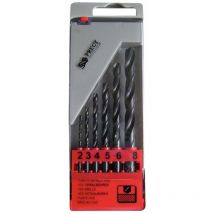 Coffret forets métaux précy hss standard 6 forets 2 à 8