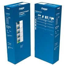 Coffret electrique pre-equipe 4 rangees gamma+