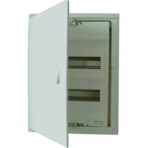 Legrand - Coffret encastré 2 rangées- 24+4 modules - Opaque