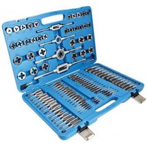 Coffret 110 pieces tarauds et filieres de 2 à 18 mm