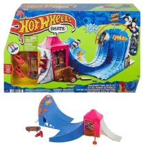 Mattel - coffret skatepark attractions - hot wheels - HGT95 - vehicules hot wheels