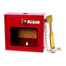 Coffret vanne police avec serrure