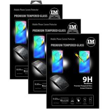 Huawei - cofi1453 3X Panzer Schutz Glas 9H Tempered Glass Display Schutz Folie Display Glas Screen Protector kompatibel mit Motorola Moto G8 Power