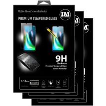 Huawei - cofi1453 3X Panzer Schutz Glas 9H Tempered Glass Display Schutz Folie Display Glas Screen Protector kompatibel mit Motorola Moto G9 Play