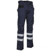 Arbeitshose mit Reflexstreifen, waschresistent 50 - Cofra