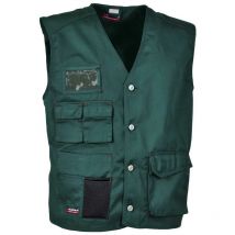 Arbeitsweste 100% Baumwolle xl grün - Cofra