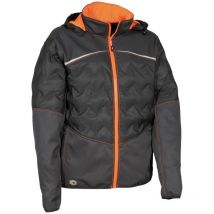 Cofra Softshell Steppjacke winddicht XXXXL – Wasserabweisend – Atmungsaktiv – Verstellbare Kapuze – Elastische Ärmelabschlüsse