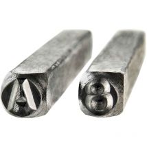 Letras y números para golpear 36 piezas