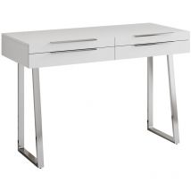 Livinity - Coiffeuse Alexia, Blanc, 120 cm sans miroir, Vicco