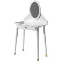 M&s - Coiffeuse enfant Billy avec miroir Bois Blanc Vipack