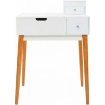 Bluedeer - Coiffeuse de Maquillage Miroir, Coiffeuse à Montage Facile pour Chambre à Coucher pour la Maison