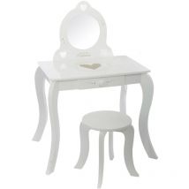 Coiffeuse enfant avec tabouret Demoiselle