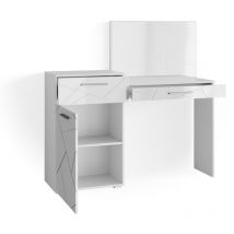 Coiffeuse Irma, Blanc, 135 cm Vicco