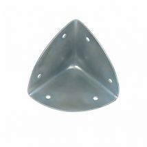 Afbat - Coin de malle zingué blanc Long. mm: 45