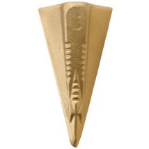 Coin fendeur eclateur pour buche bois en métal,7.5cm7.0cm16.5cm - Eosnow