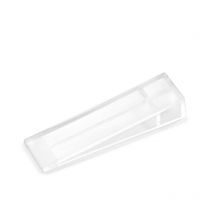 Butee de porte plastique transparent (blister 3 unites) Inofix
