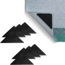 Soldela - Lot de 8 coins antidérapants fishtec pour tapis - Réutilisables et Lavables