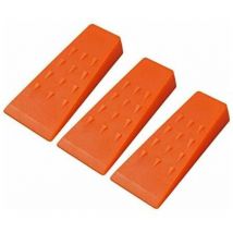 Rnemitery - Coins, coins d'abattage forestier 140 mm en plastique ABS(3 pièces)