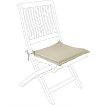 Cojín poli beige 42x42xH3 cm Bizzotto