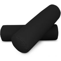Cojin rodillo 50x15 Negro PACK 2 UNIDADES 50x15 Negro