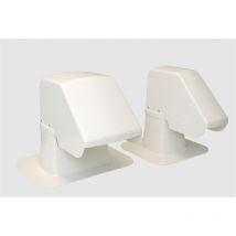 Xtra - Col de cygne - Dimensions: 250 x 125 mm - Blanc