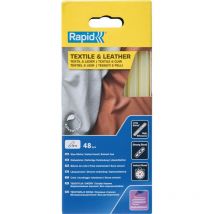 Rapid - Sticks Textil y Cuero Adhesiva ř 12 x 190 Mm 48 Unidades Schachtel Rápido