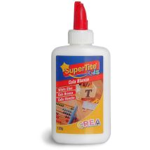 Colle blanche scolaire – 120 g – Colle multi-usage – Supertite