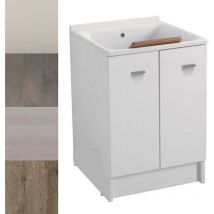 Large lavatoio in ceramica 6050 Bianco matt - Colavene