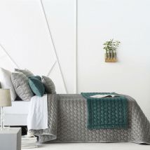 Antilo - Colcha Bouti naroa de Gris - 105 cm