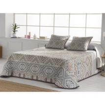 Tejidos Jvr - Colcha piqué dion de Marrón - 135 cm
