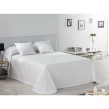 Colcha piqué hawai de Tejidos Jvr Blanco - 135 cm