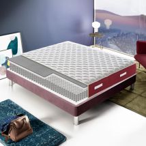 Colchón 90x190 de muelles ensacados - espuma viscoelástico con gel - ortopédico