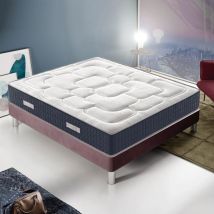 Ilovesleep - Colchón Memory Foam - 30 cm alto - 11 zonas de confort - anatómico ortopédico antiácaros antibacteriano 160x200
